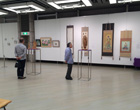 第一回　侊心会 仏画教室 作品展の様子
