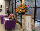 第一回　侊心会 仏画教室 作品展の様子