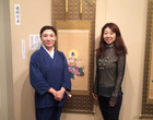 第二回　侊心会 仏画教室 作品展の様子