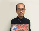 第一回　侊心会 仏画教室 作品展の様子
