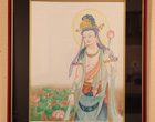 第二回　侊心会 仏画教室 作品展の様子