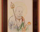 第二回　侊心会 仏画教室 作品展の様子
